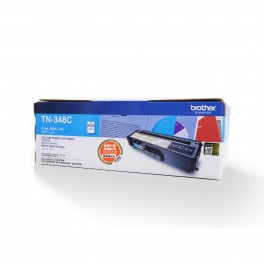 Brother TN 348 Cyan Original Toner Cartridge