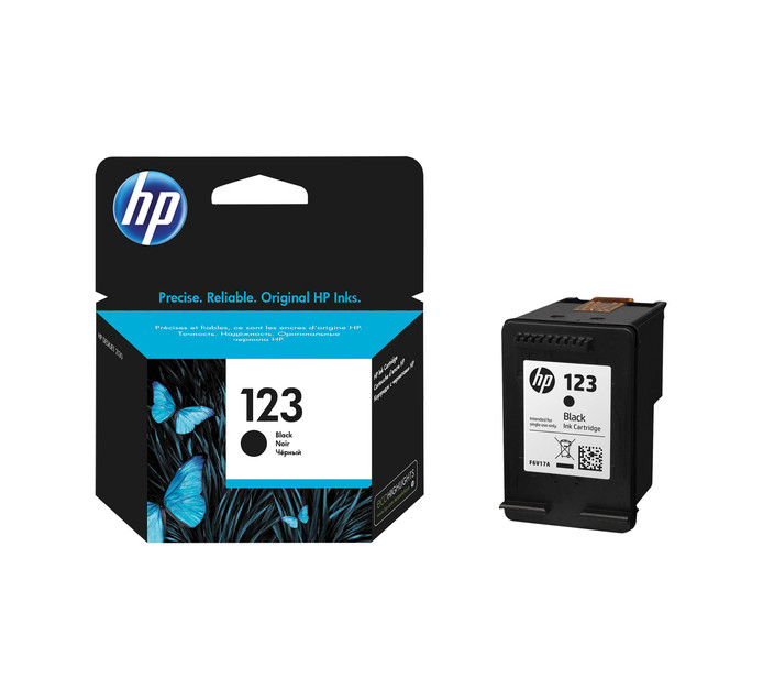 HP 123 Black Ink Cartridge