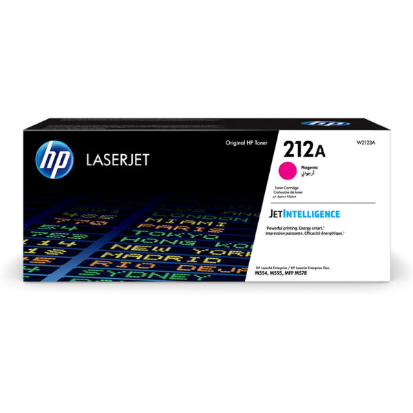HP 212A  Original Toner Cartridge -Magenta-W2123A-HP Laserjet Toner
