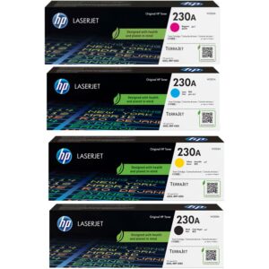 HP 230A Original LaserJet Toner Cartridge Bundle W2300BUNDLE Bk/C/M/Y
