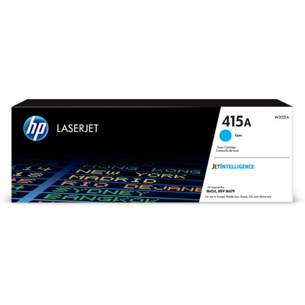 Hp 415A LaserJet Original Toner Cartridge-  Cyan W2031A